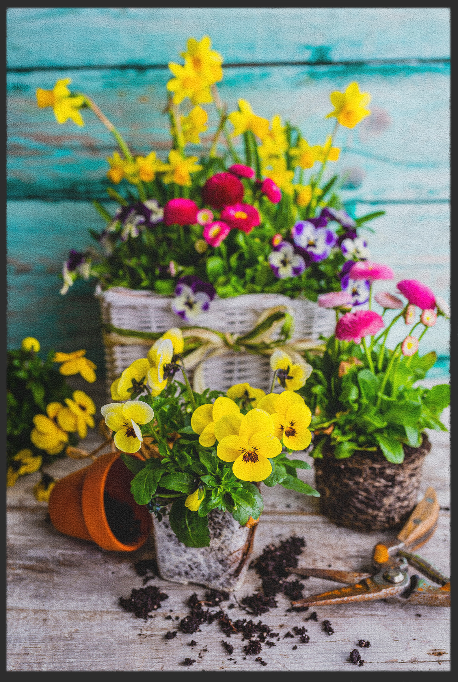 Fussmatte Blumenstrauß 10777