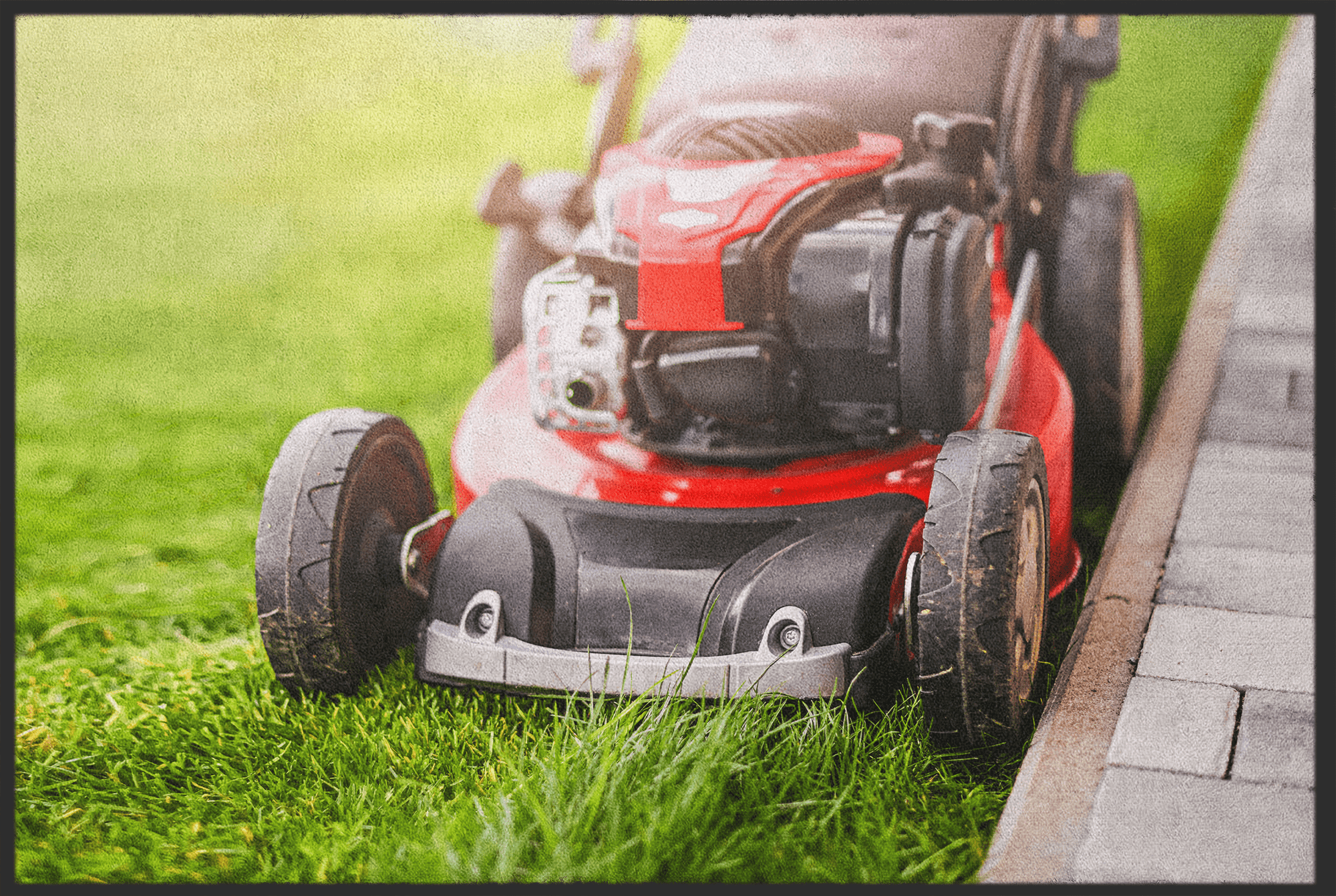 Fussmatte Rasenmäher 10780