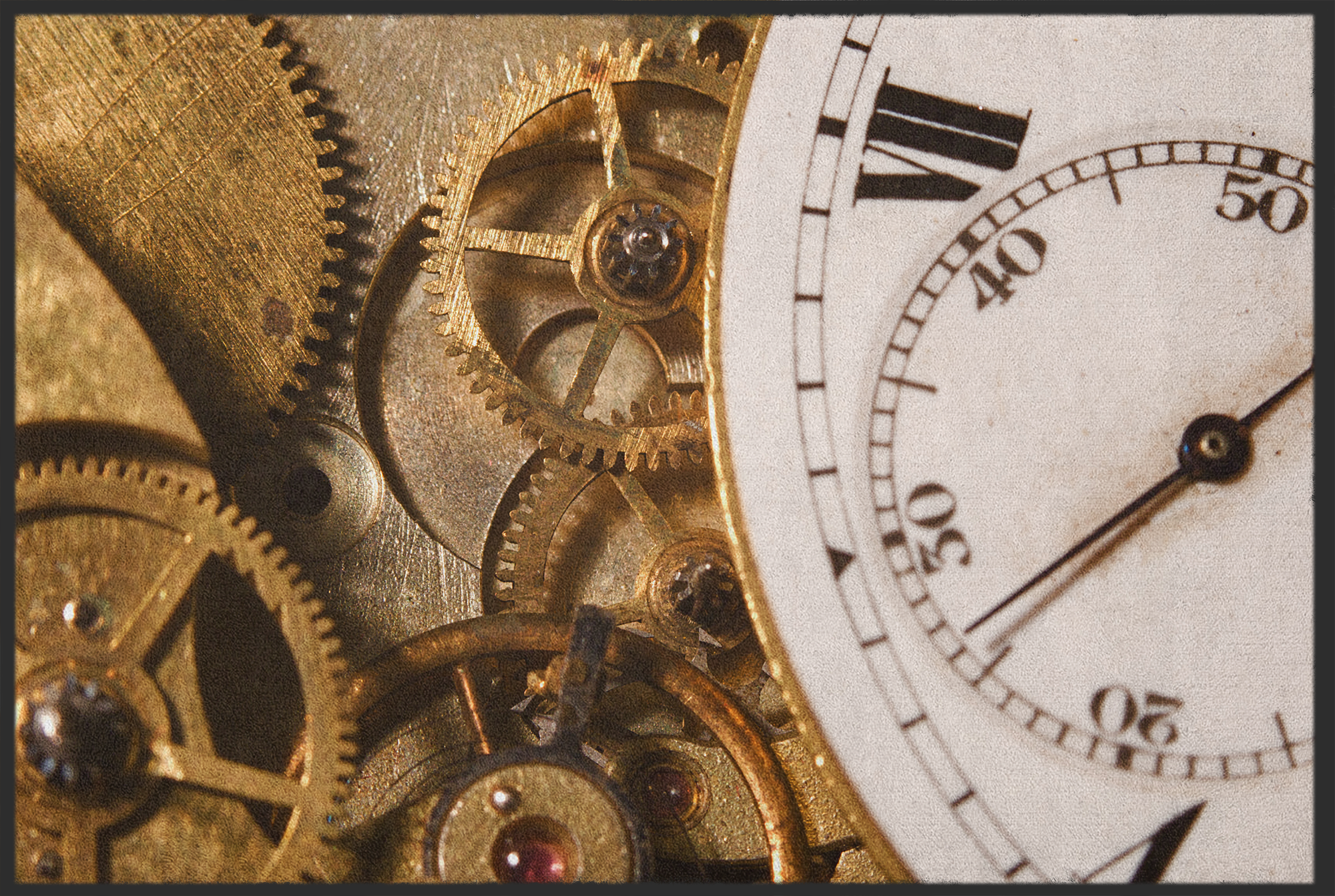 Fussmatte Uhrwerk 10796