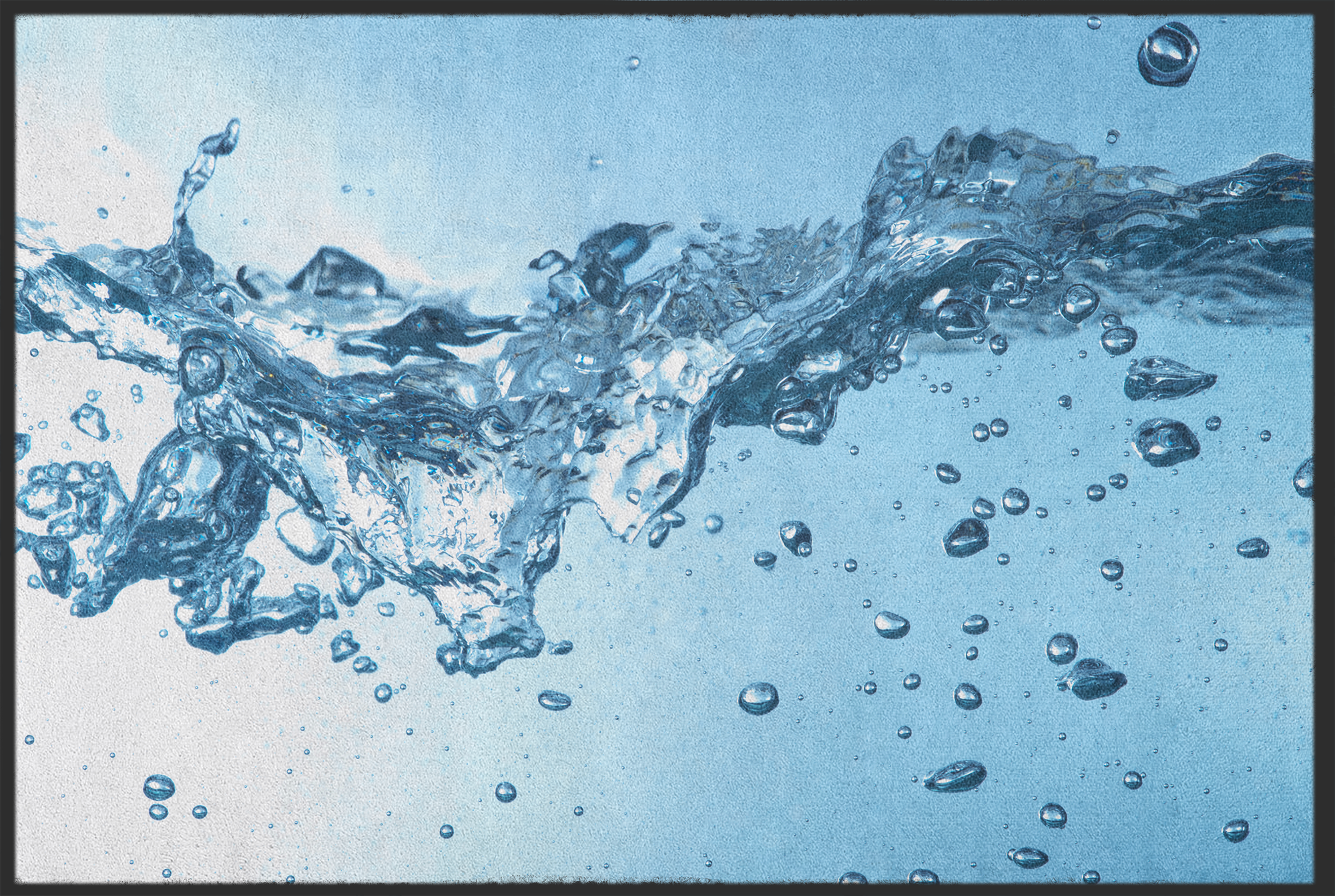 Fussmatte Wasser 10799