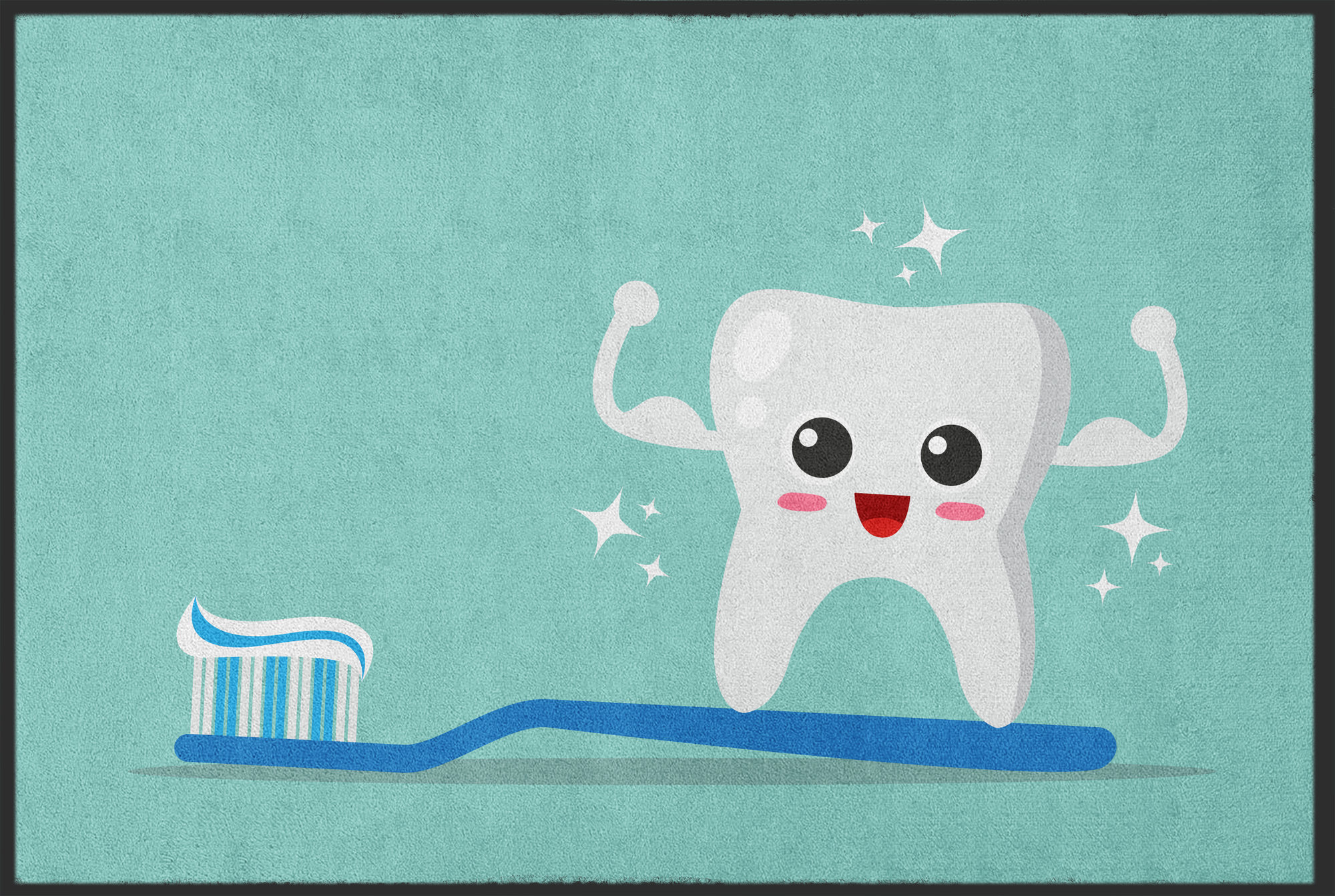 Fussmatte Zahnarzt 10878