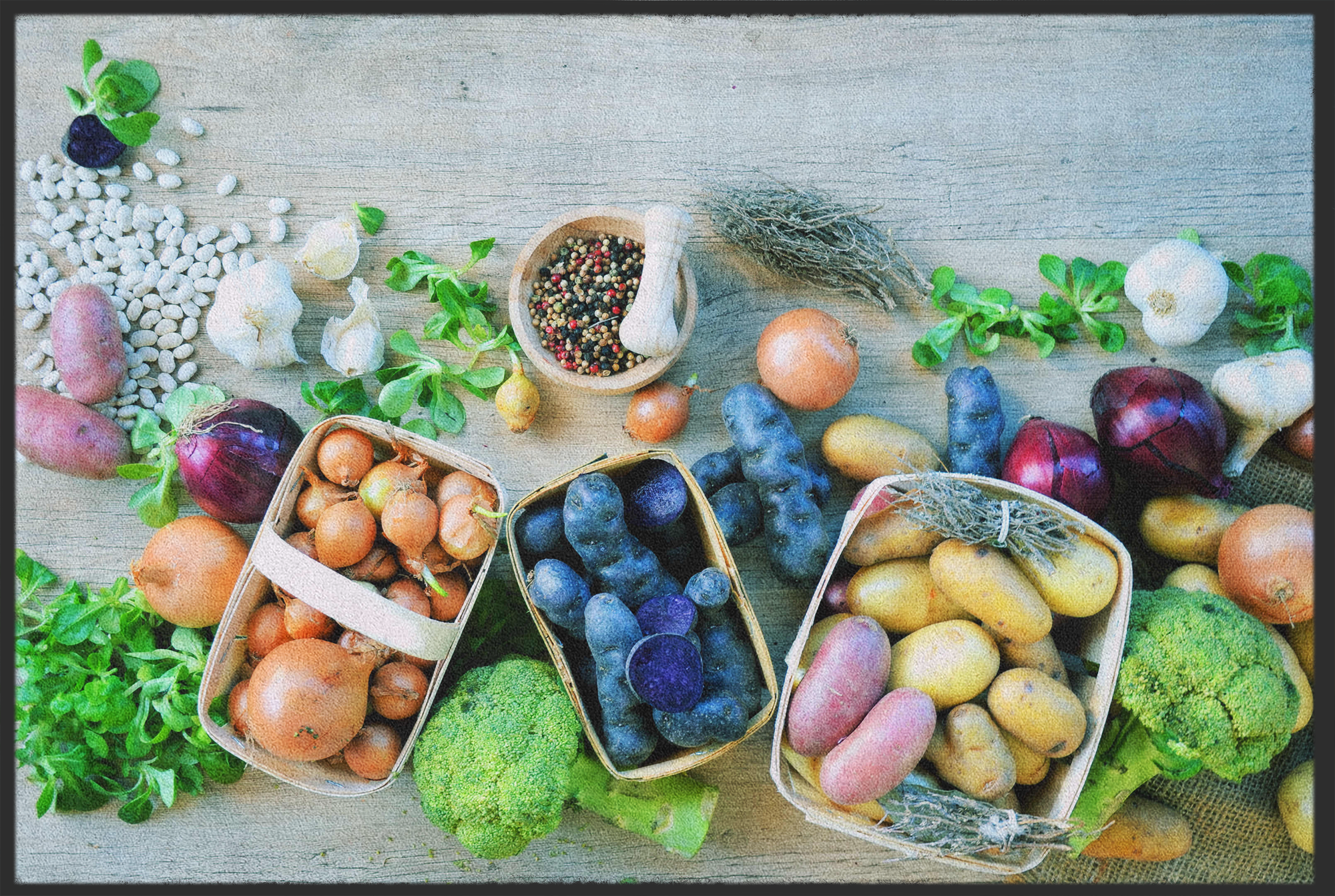 Fussmatte Gemüse 10889