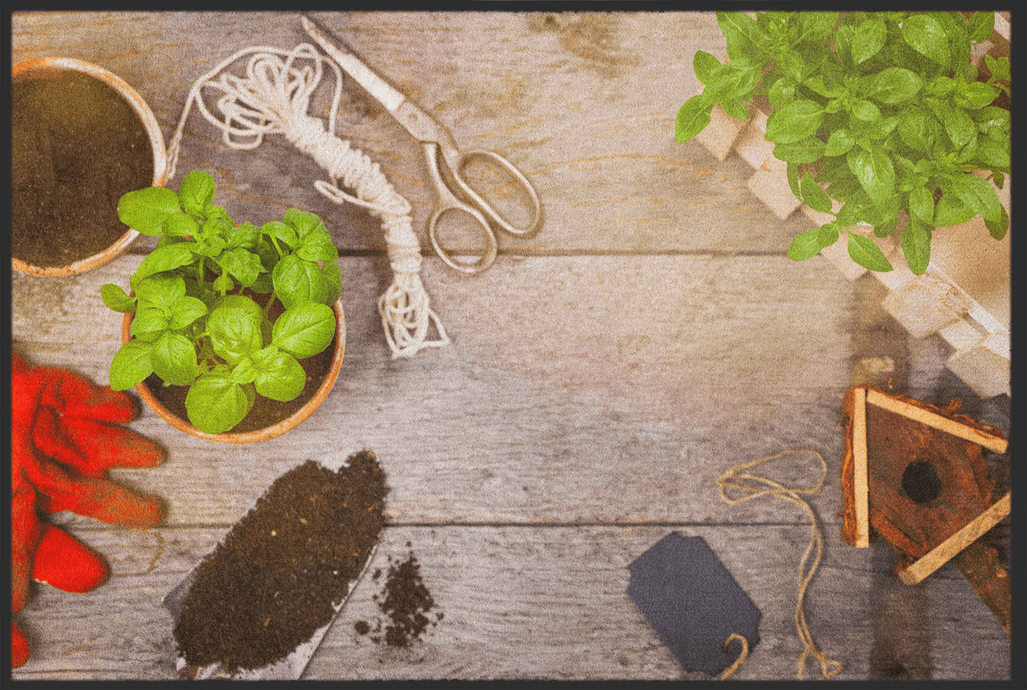 Fussmatte Kräuter 10936