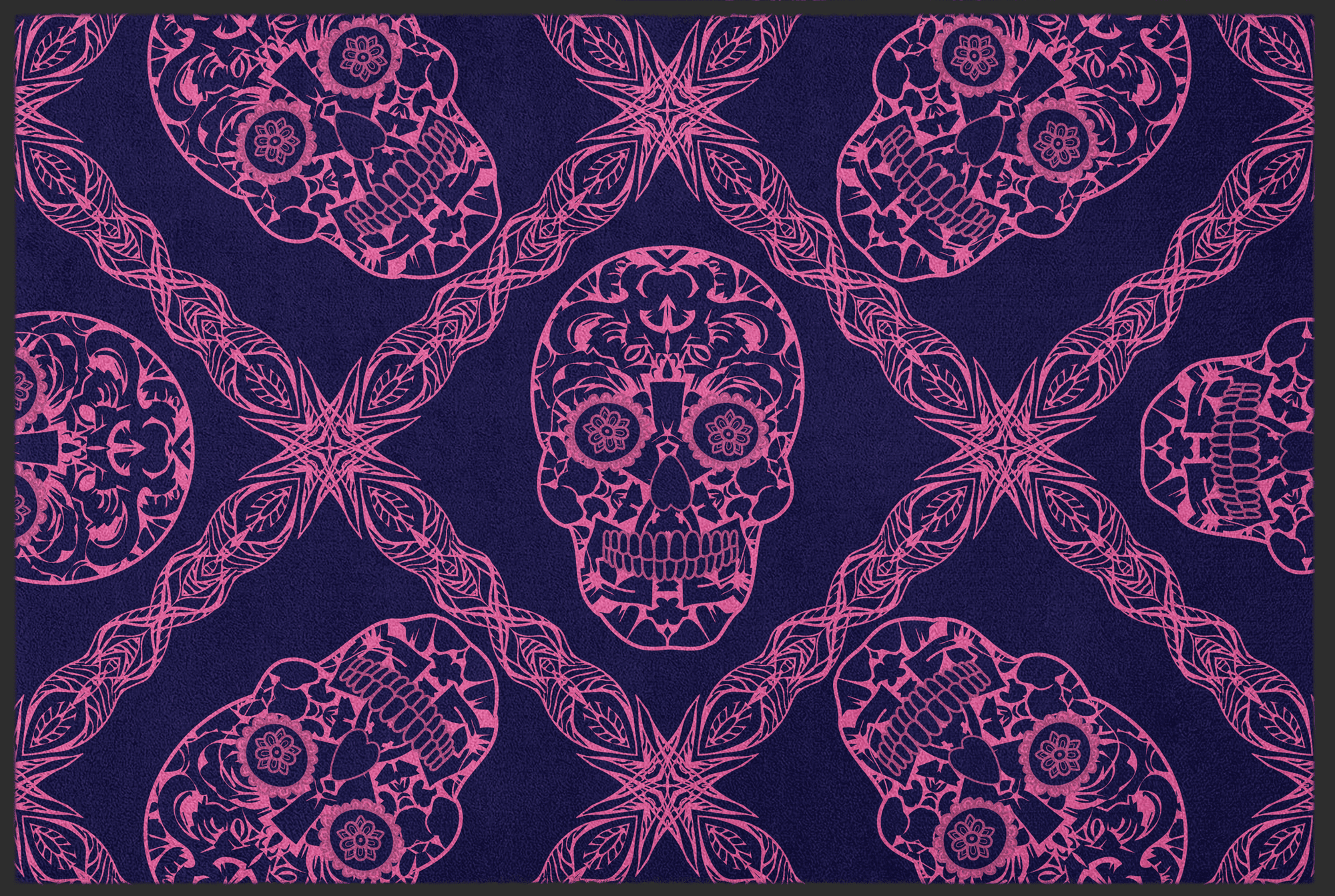 Fussmatte Totenkopf 10958