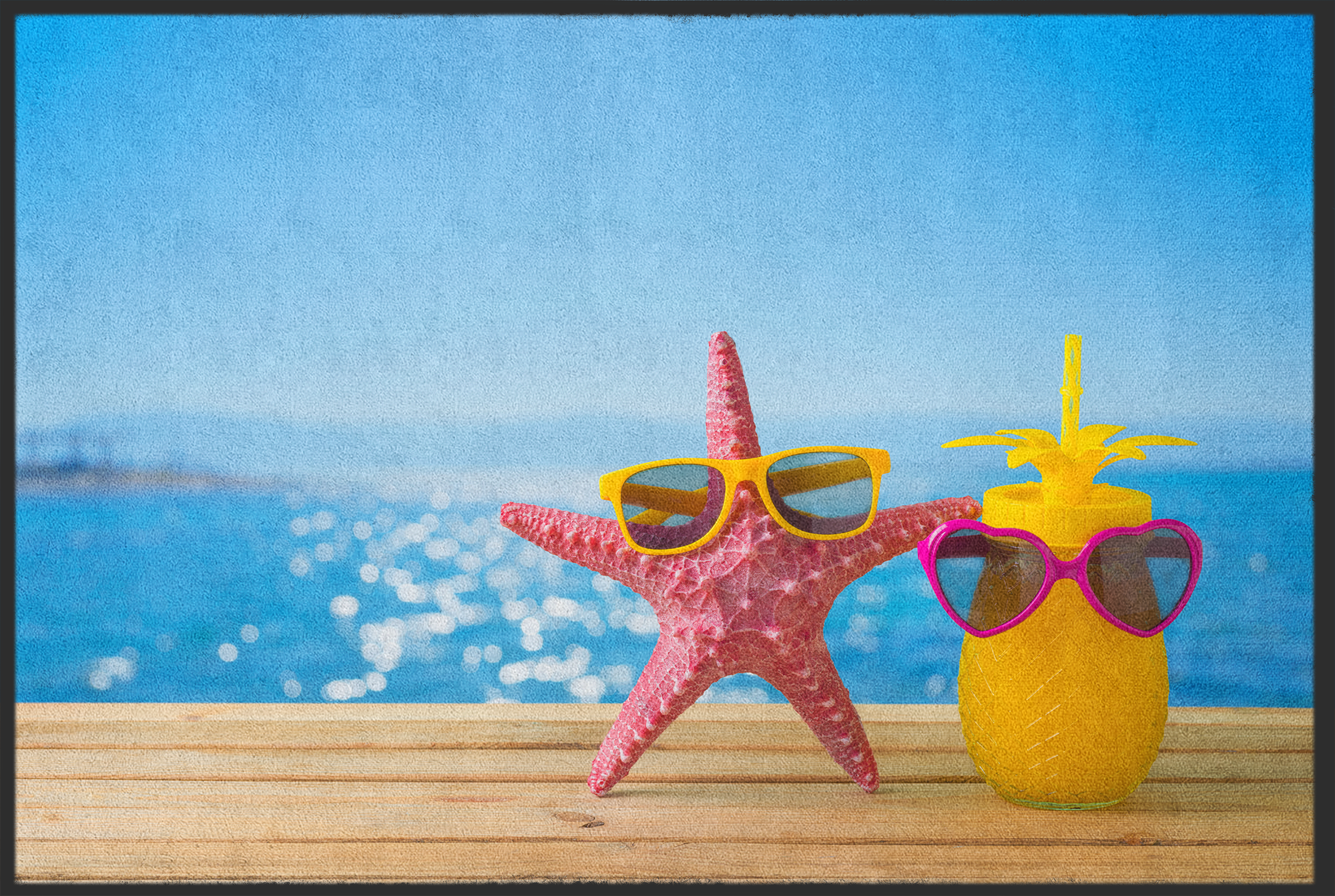 Fussmatte Strand 10986