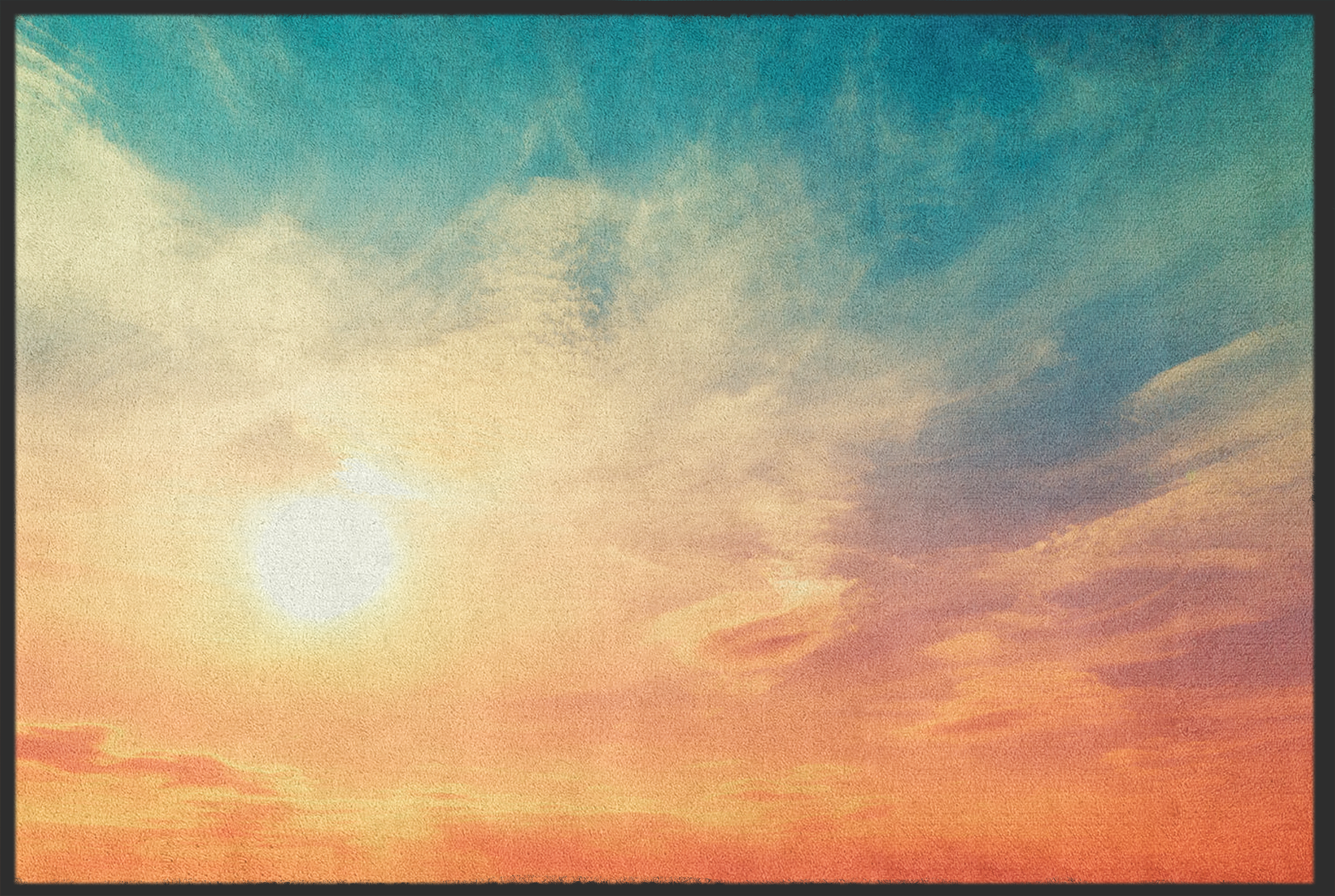 Fussmatte Sonnenaufgang 11012