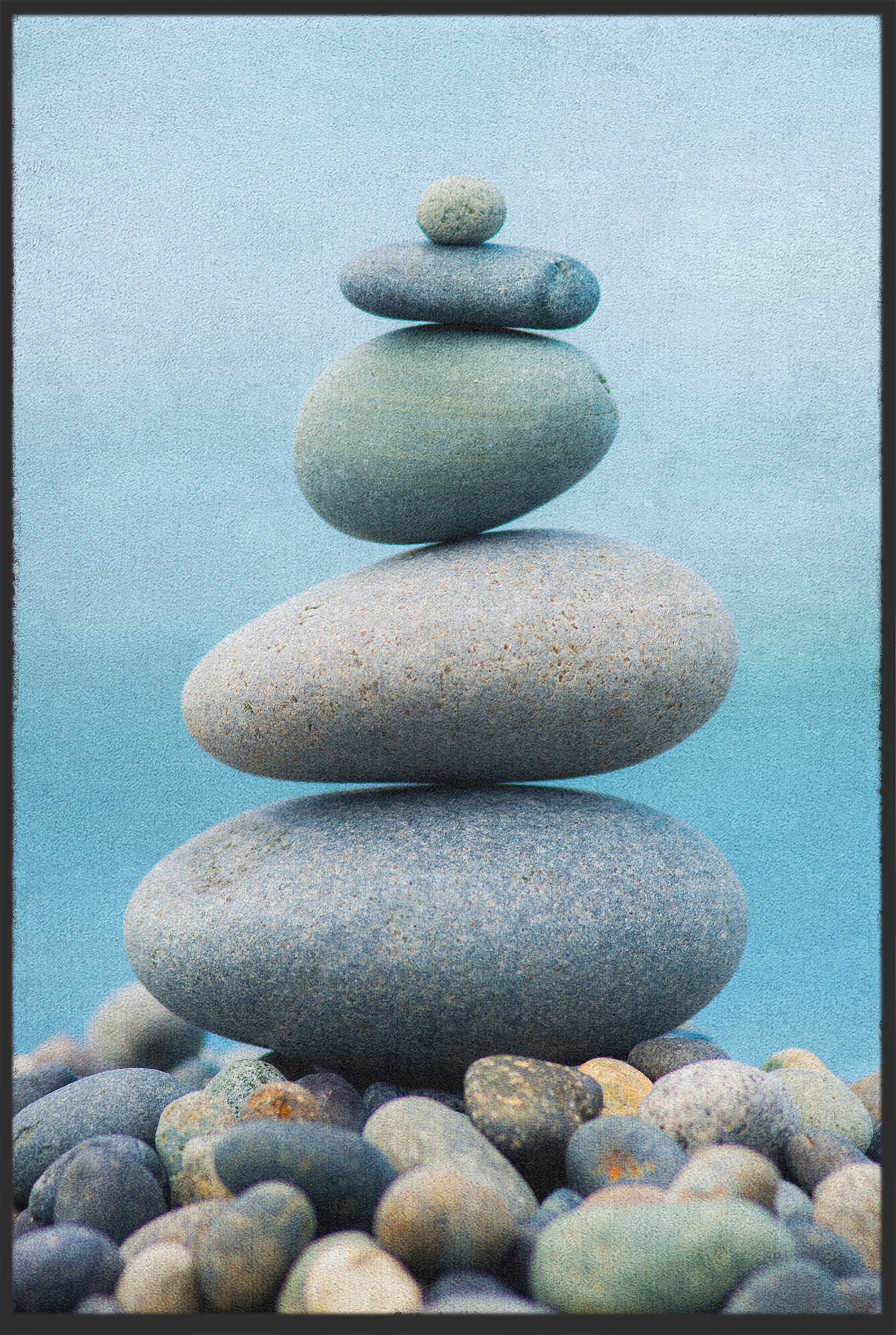 Fussmatte Steine 11014