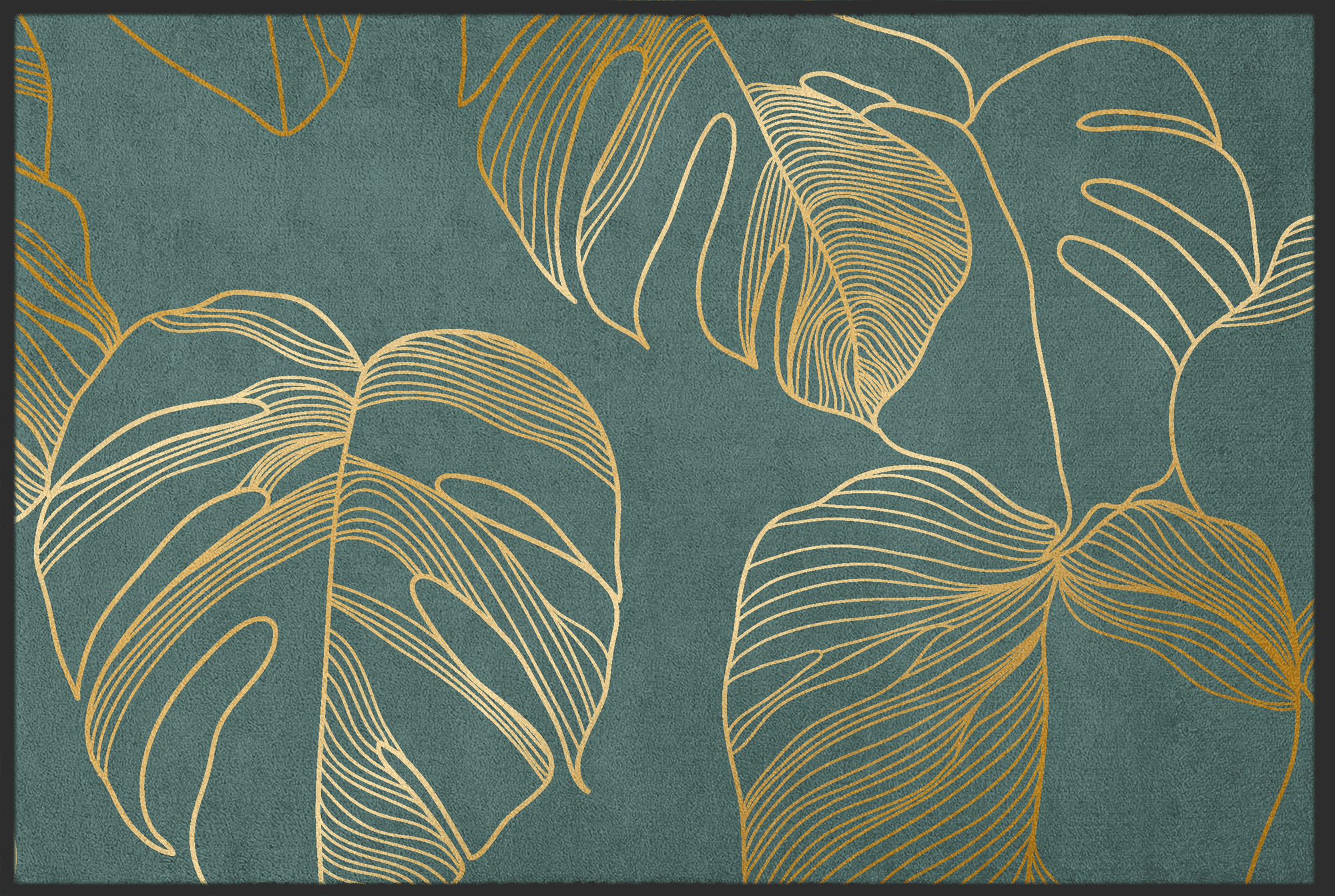 Fussmatte Blättermuster 11101