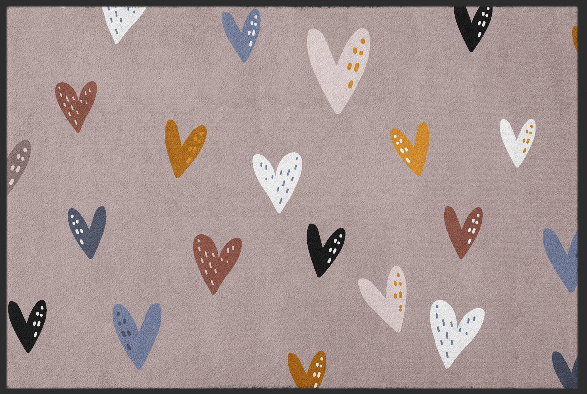 Fussmatte Herzen 11103