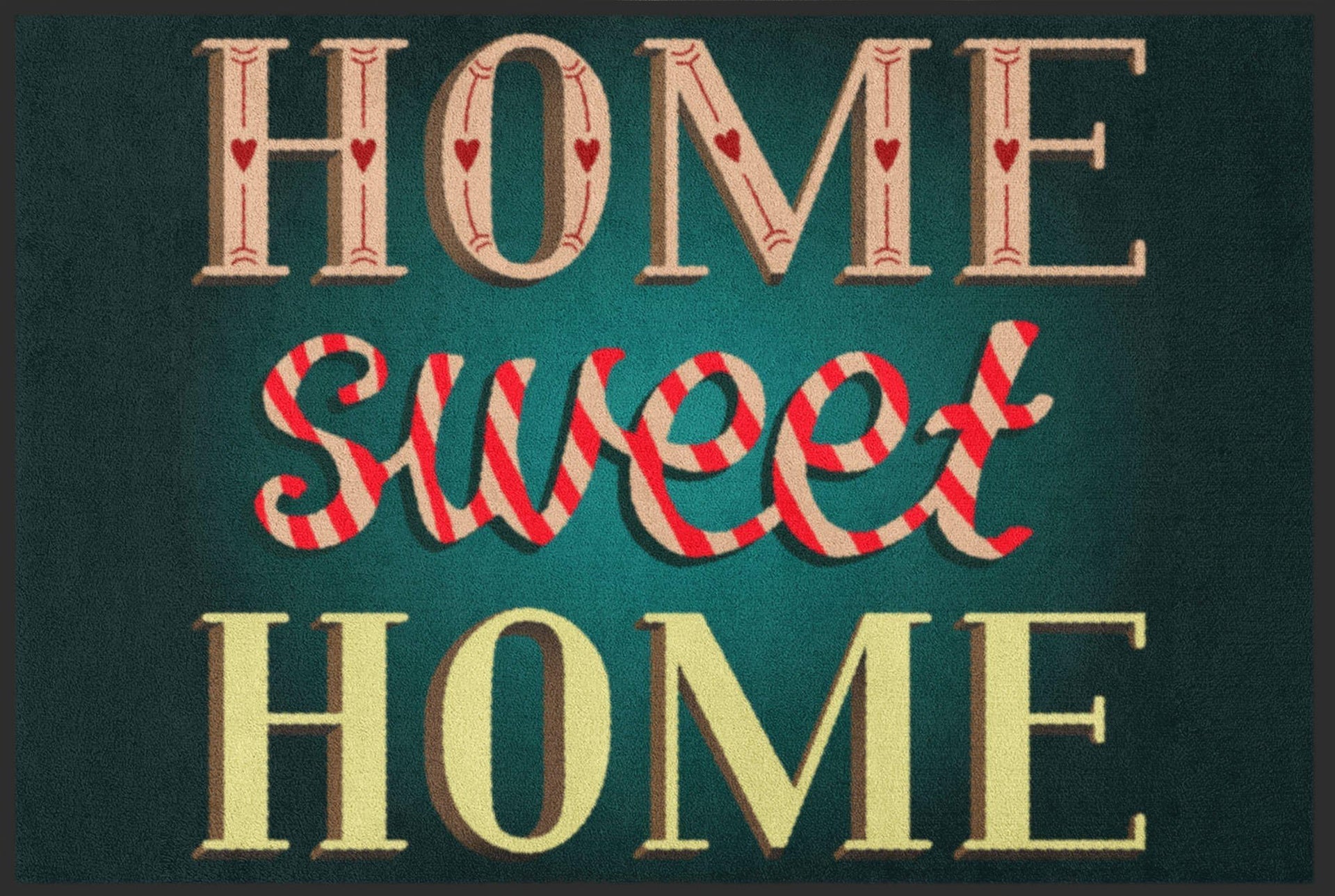 Fussmatte 4054 - 60 cm x 45 cm / Mit Gummirand