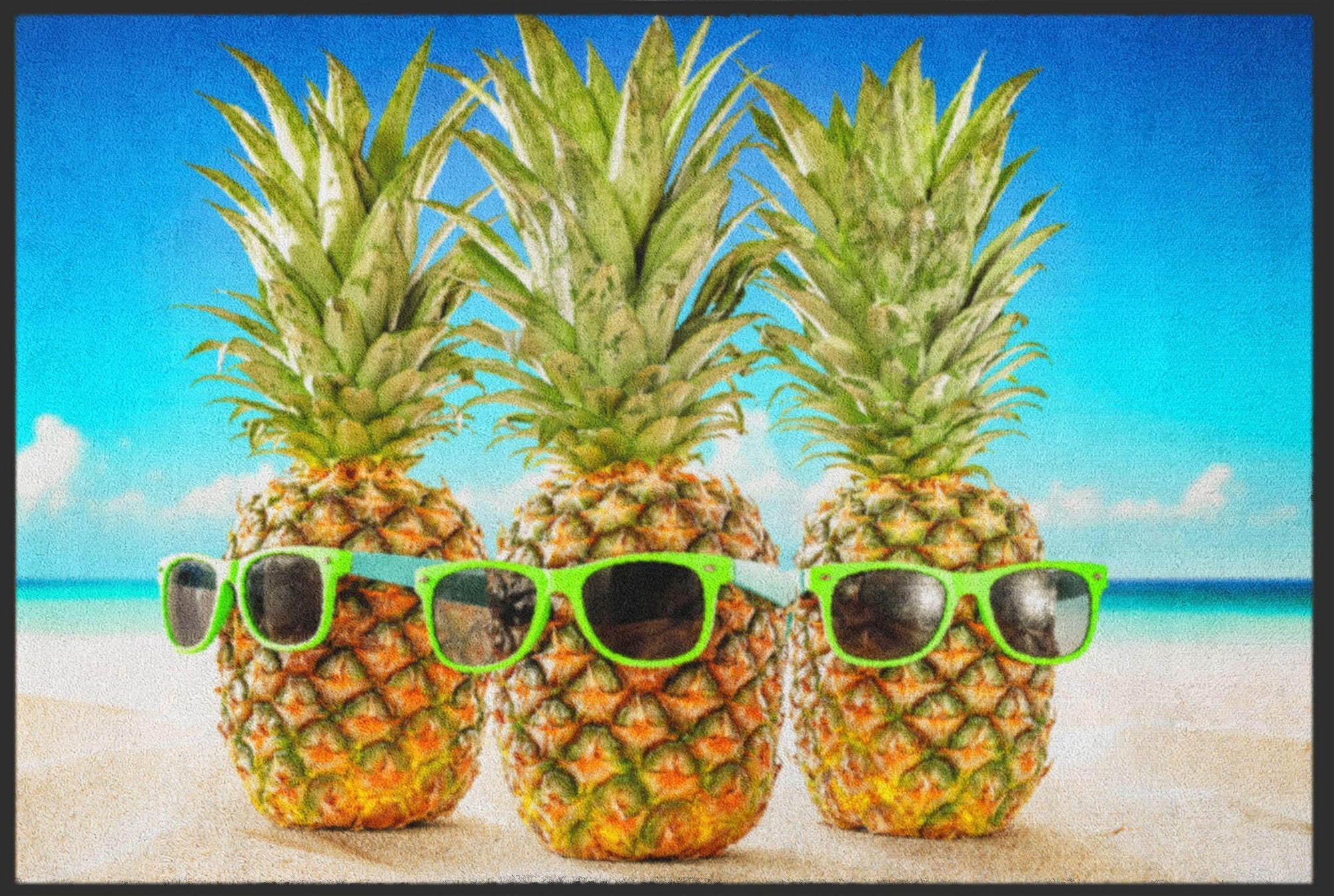 Fussmatte Ananas 6357