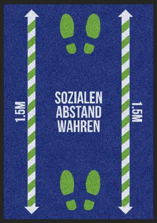 Fussmatte Bitte Abstand halten 3003