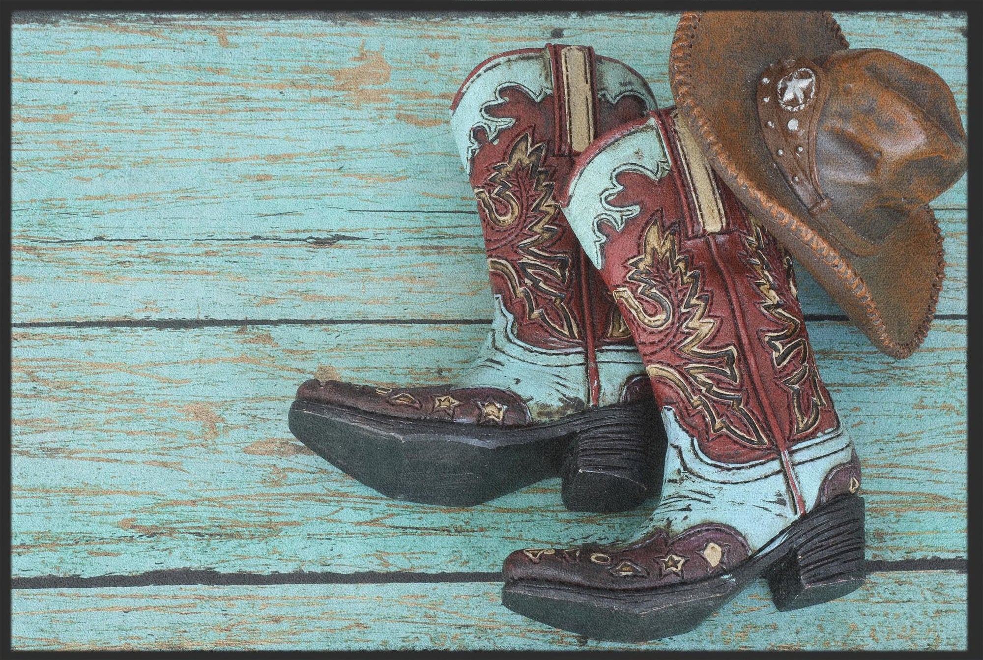 Fussmatte Cowboy 10207