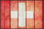 Lade das Bild in den Galerie-Viewer, Fussmatte Flagge Schweiz 4336-Matten-Welt
