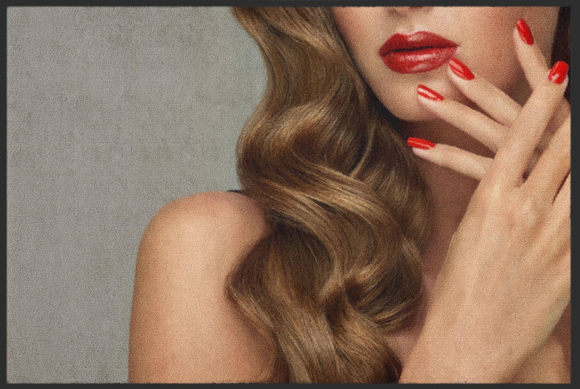 Fussmatte Friseur 6171