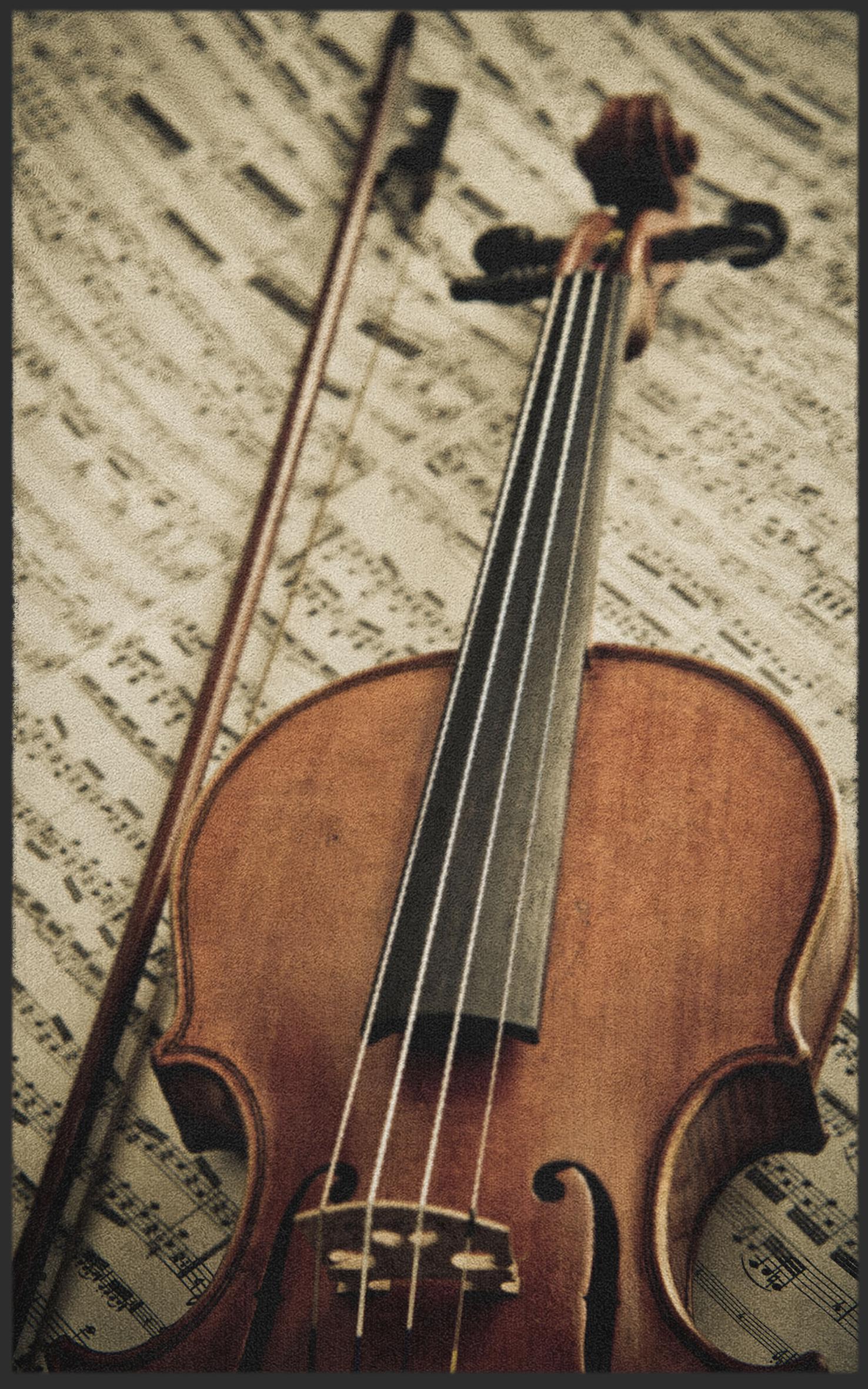 Fussmatte Geige 7310-Matten-Welt