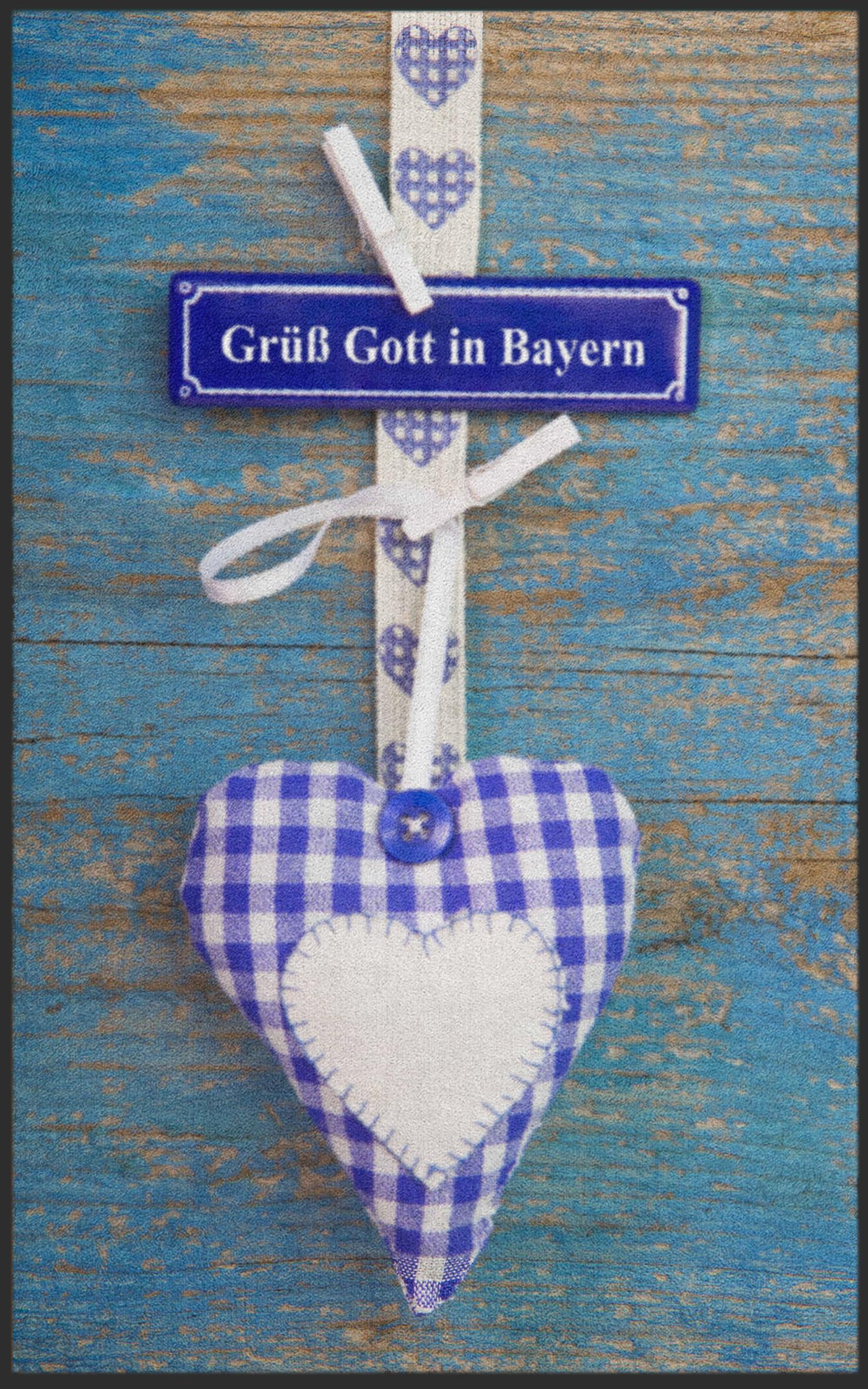 Fussmatte Grüß Gott in Bayern 7006