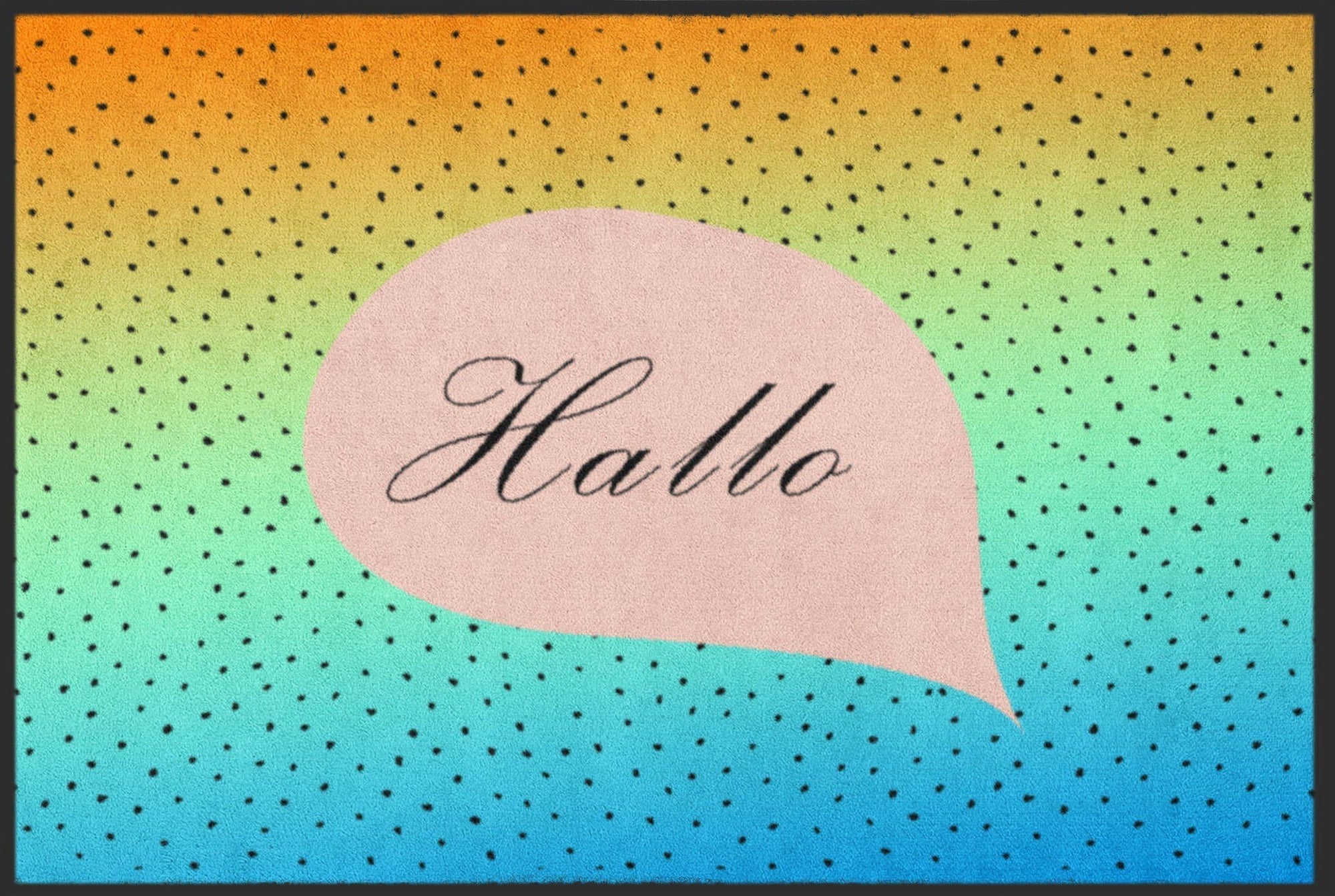 Fussmatte Hallo 4088
