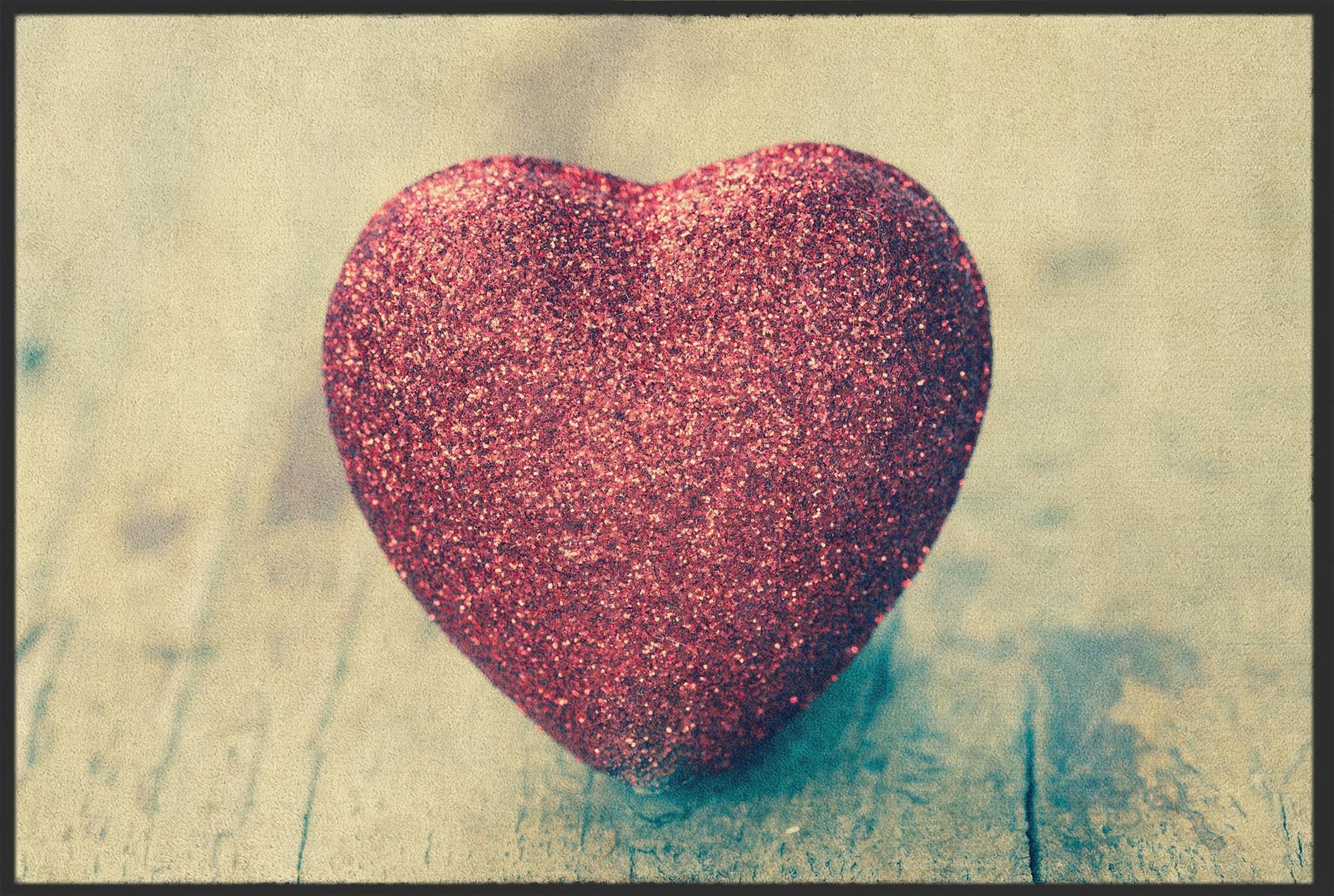 Fussmatte Herz 10085