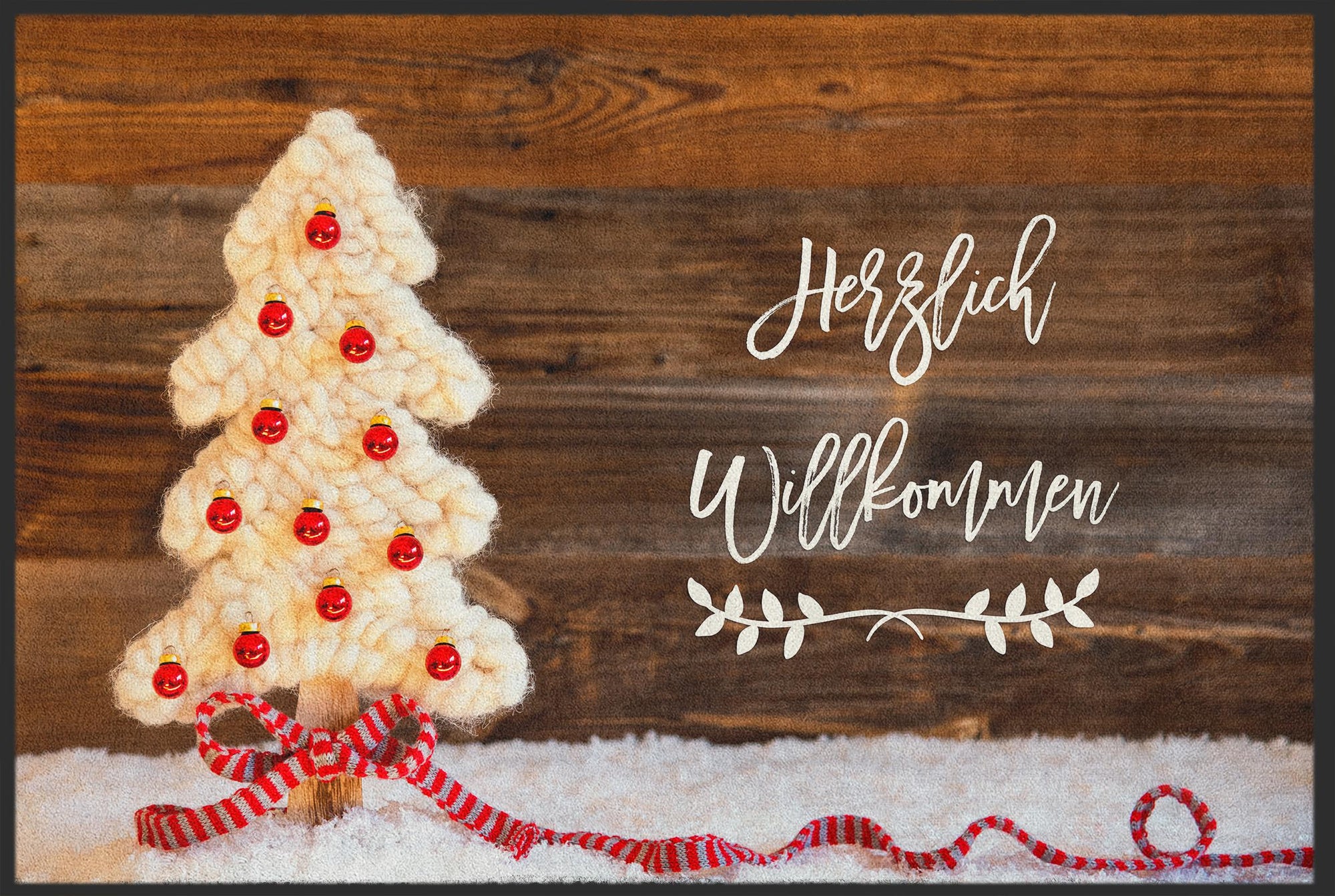 Fussmatte Herzlich Willkommen Weihnachten 10297