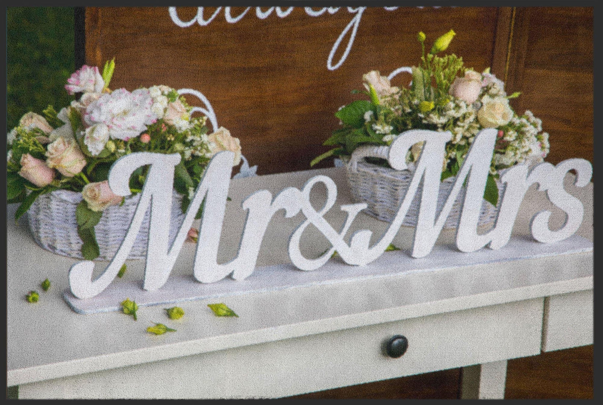 Fussmatte Hochzeit 4249