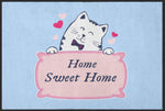Lade das Bild in den Galerie-Viewer, Fussmatte Home Sweet Home Katze 4063-Matten-Welt
