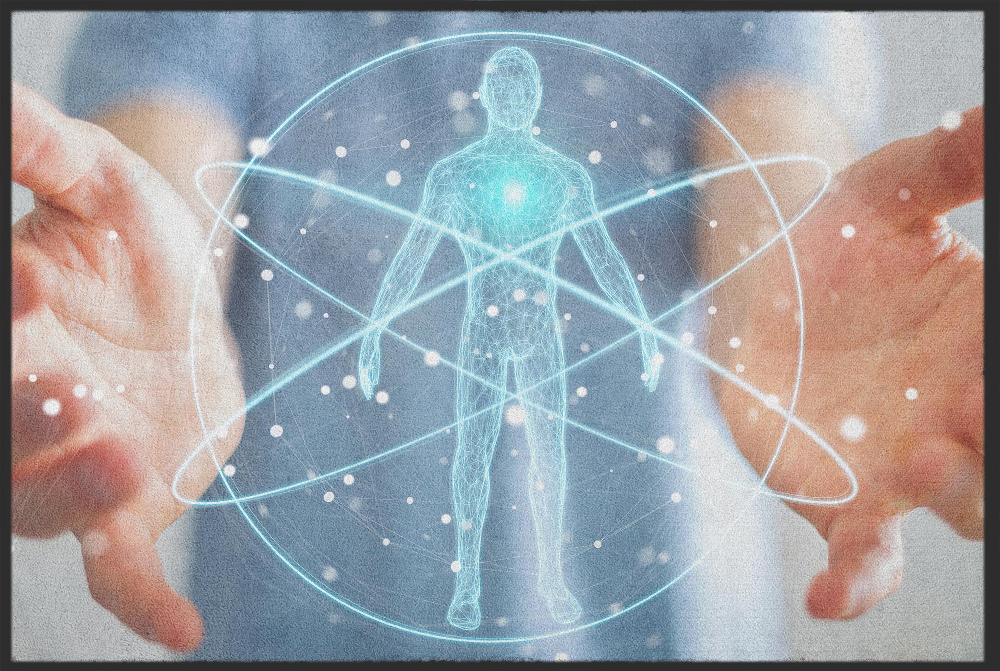 Fussmatte Mensch 10159