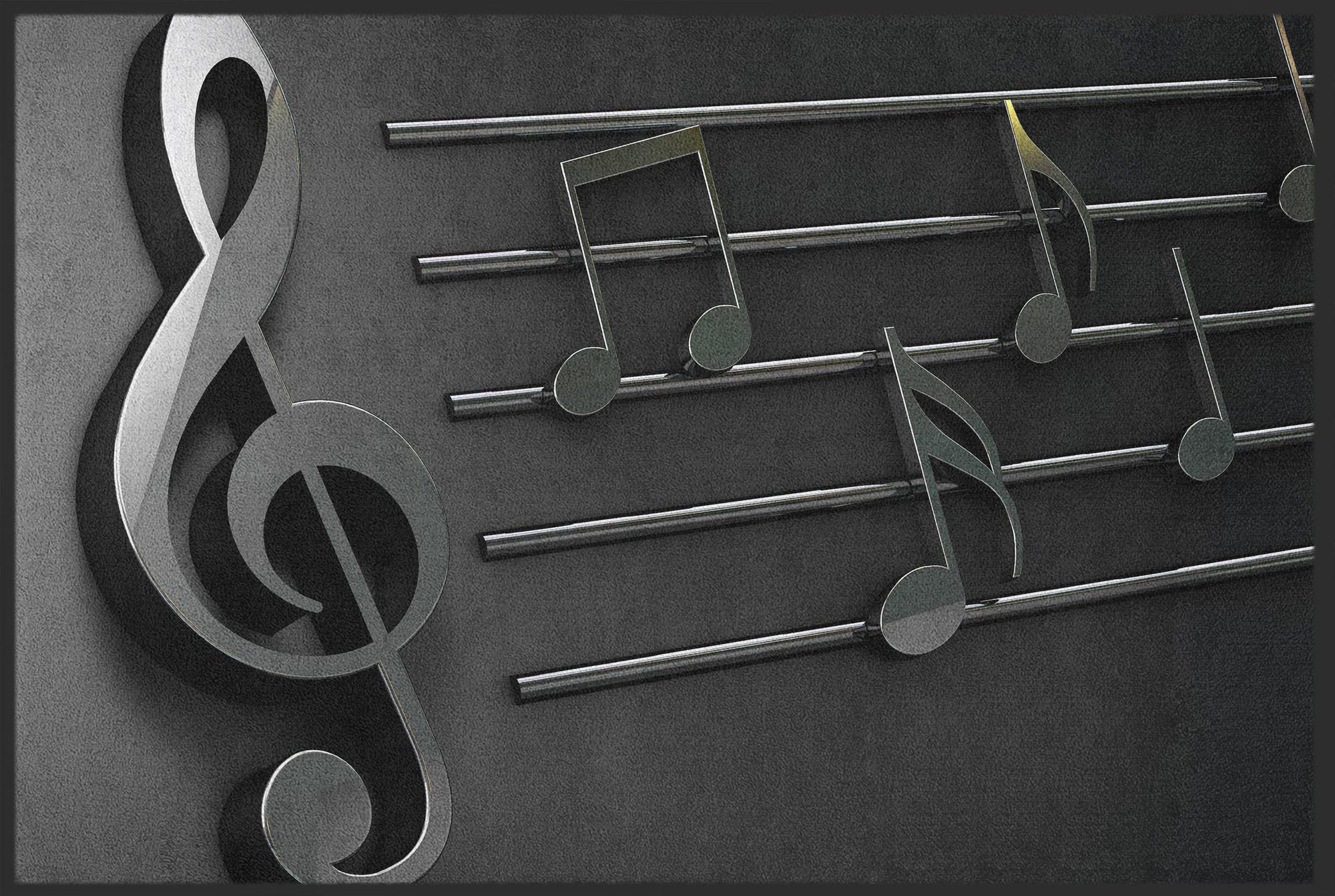 Fussmatte Noten 10156