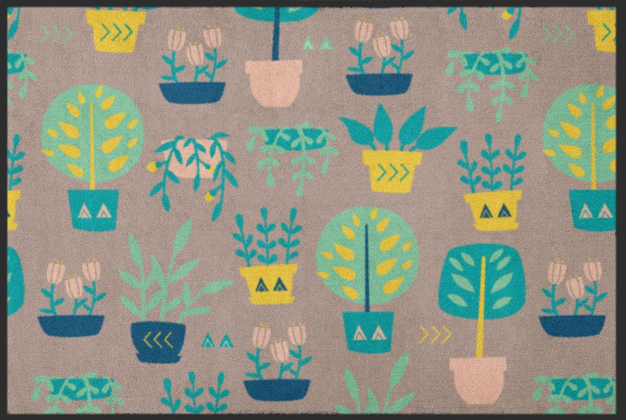 Fussmatte Pflanzen 4685