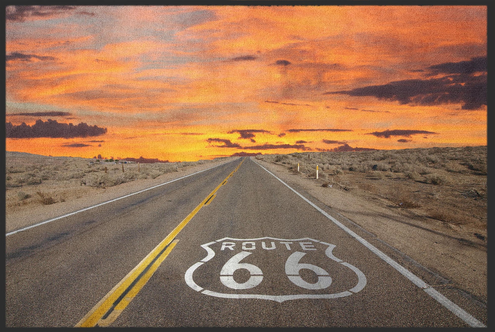 Fussmatte Route 66 10019