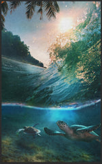Lade das Bild in den Galerie-Viewer, Fussmatte Schildkröte 7689-Matten-Welt
