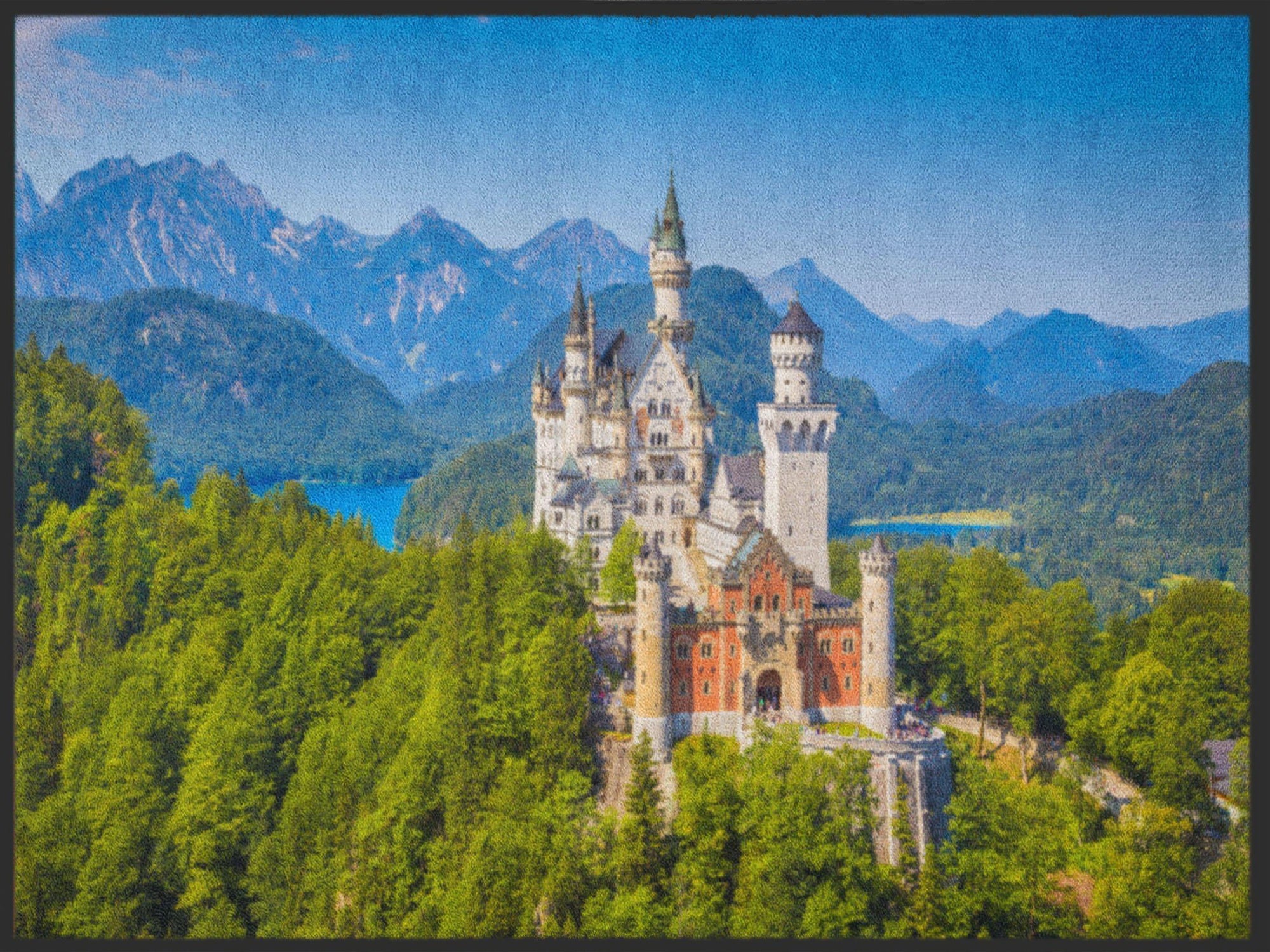 Fussmatte Schloß Neuschwanstein 4924