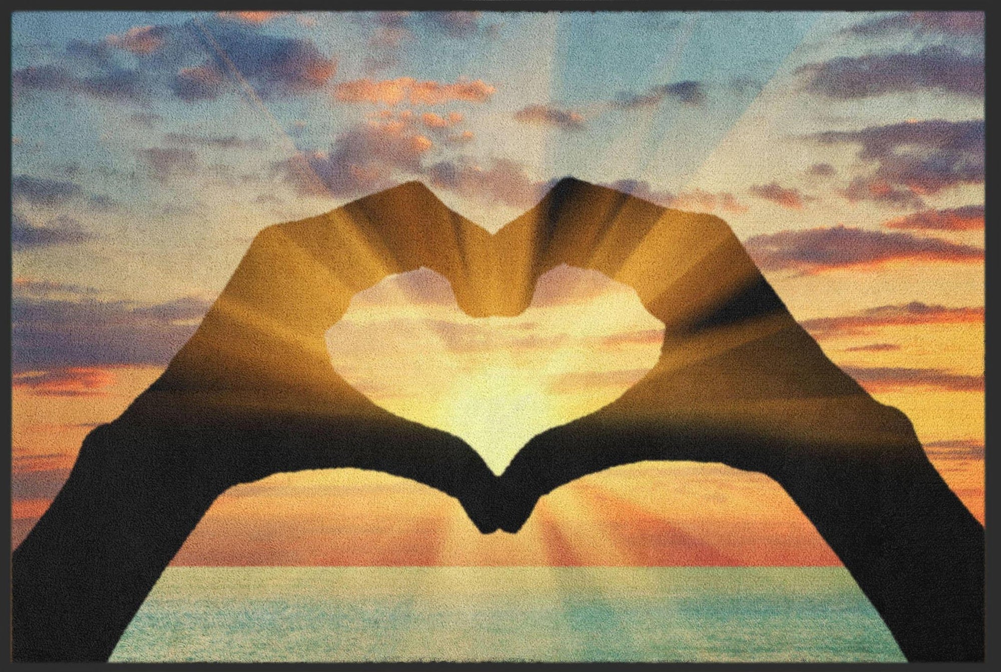 Fussmatte Sonnenuntergang 4799