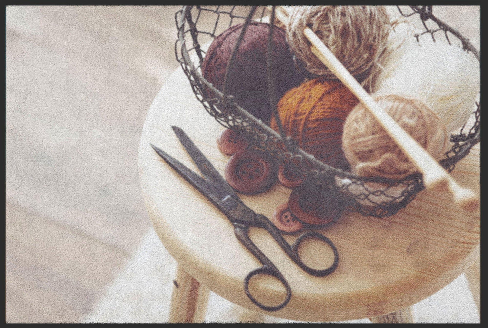 Fussmatte Stricken 6123