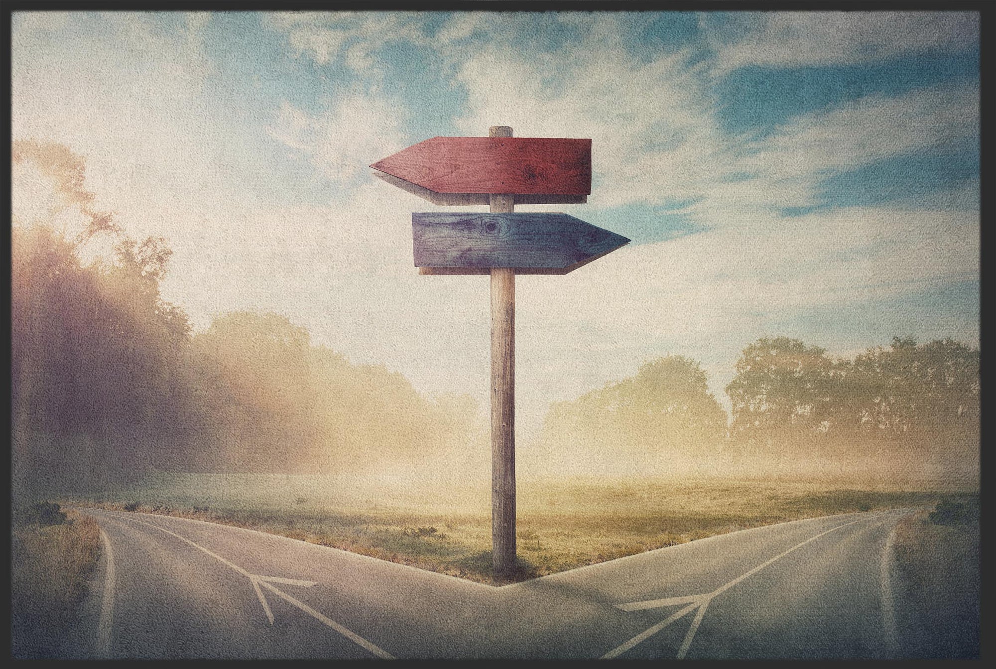 Fussmatte Wegweiser 10276