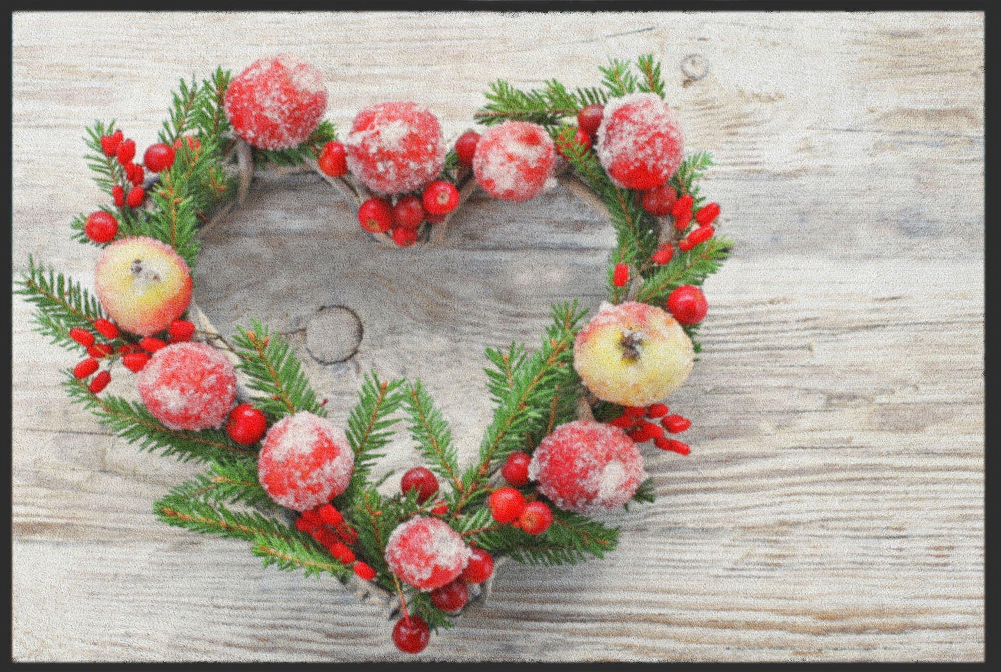 Fussmatte Weihnachten Apfel 6320