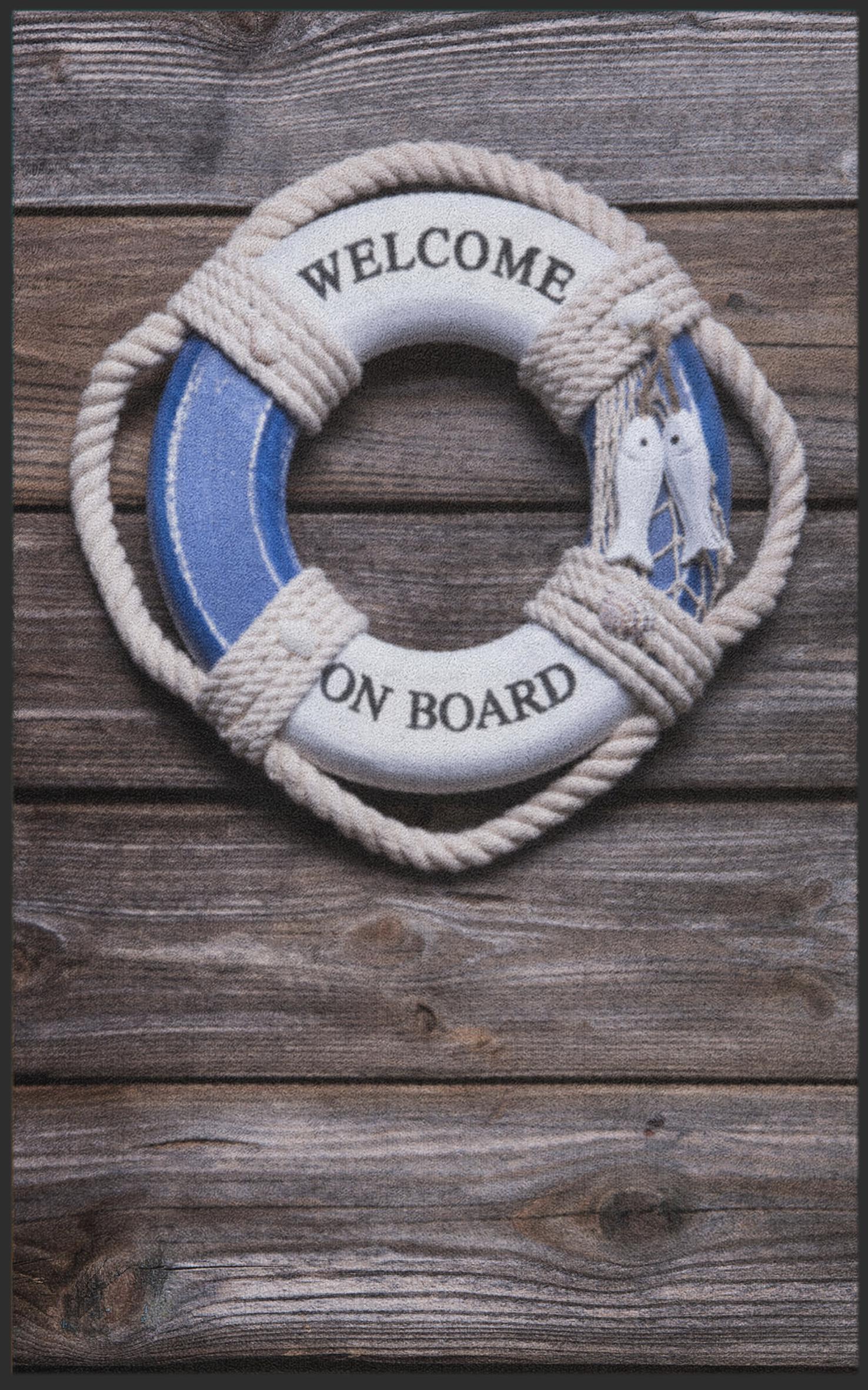 Fussmatte Welcome on Board 7024