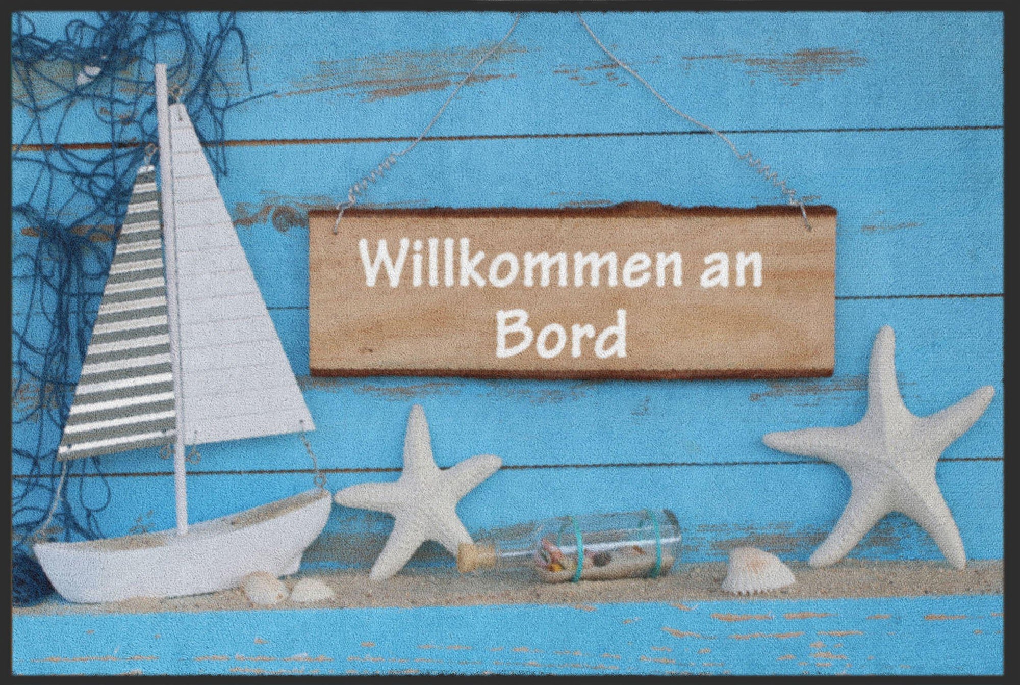 Fussmatte Willkommen an Bord 4783