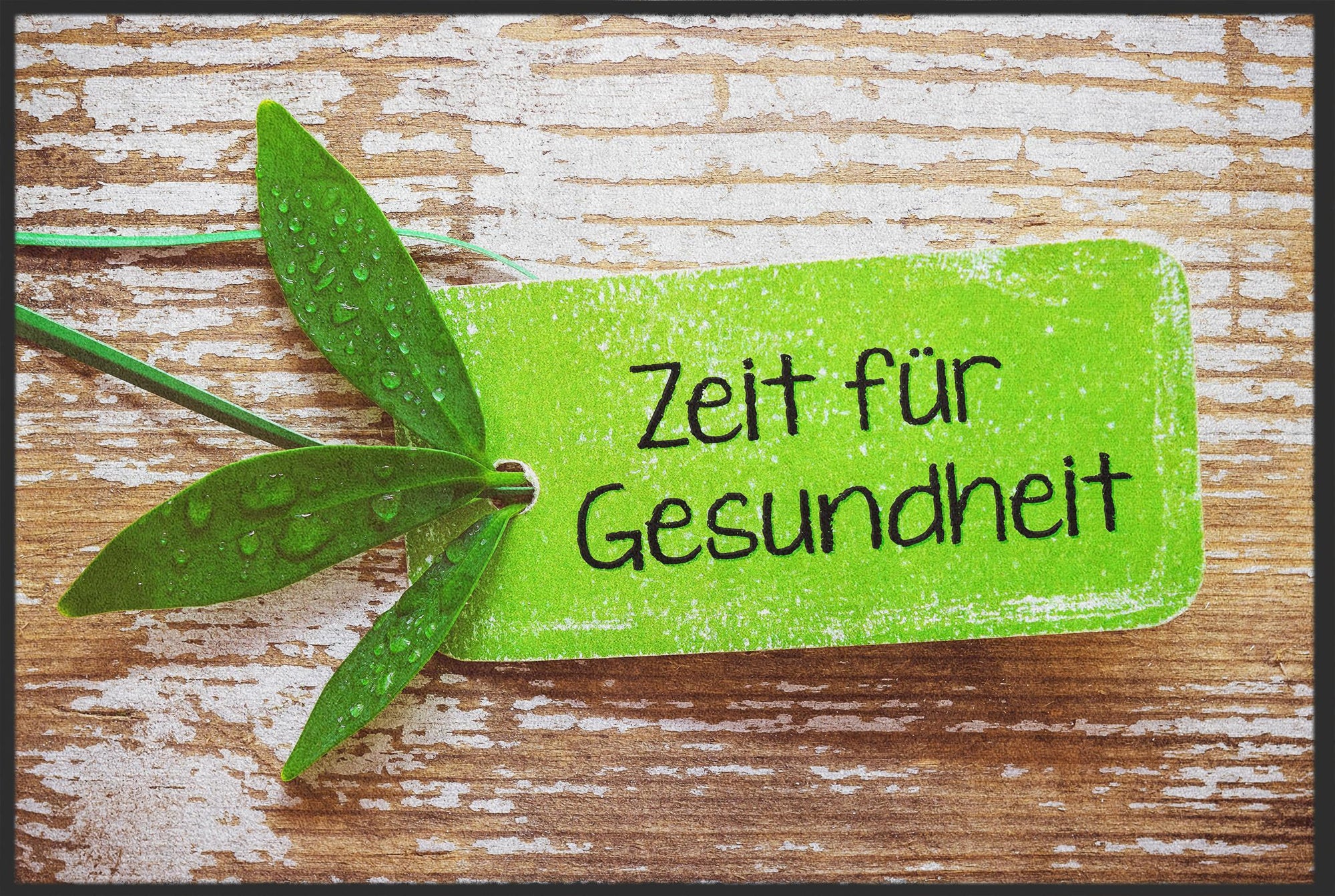 Fussmatte Zeit für Gesundheit 10141