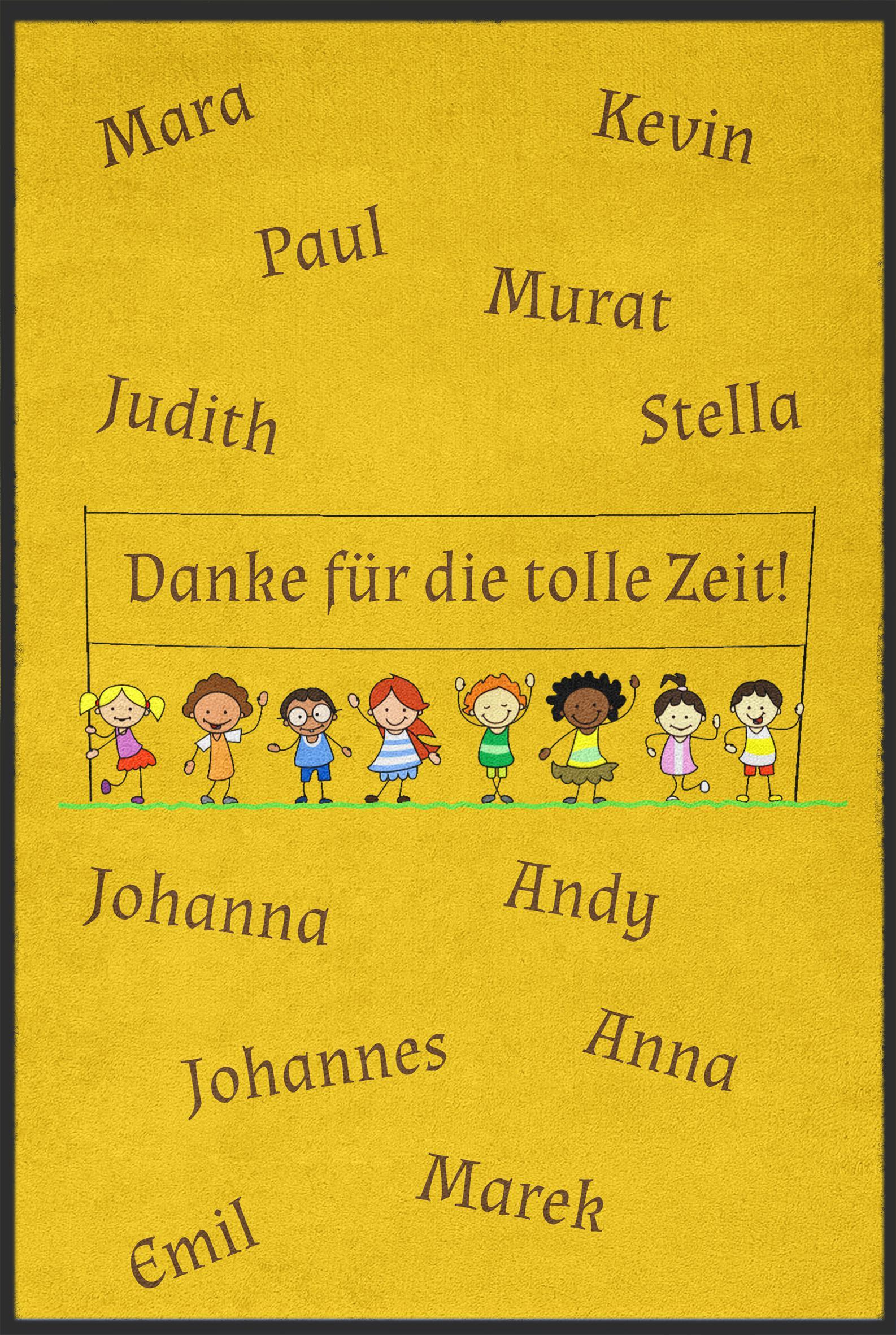 Kita Abschiedsgeschenk Fussmatte selbst gestalten 6007