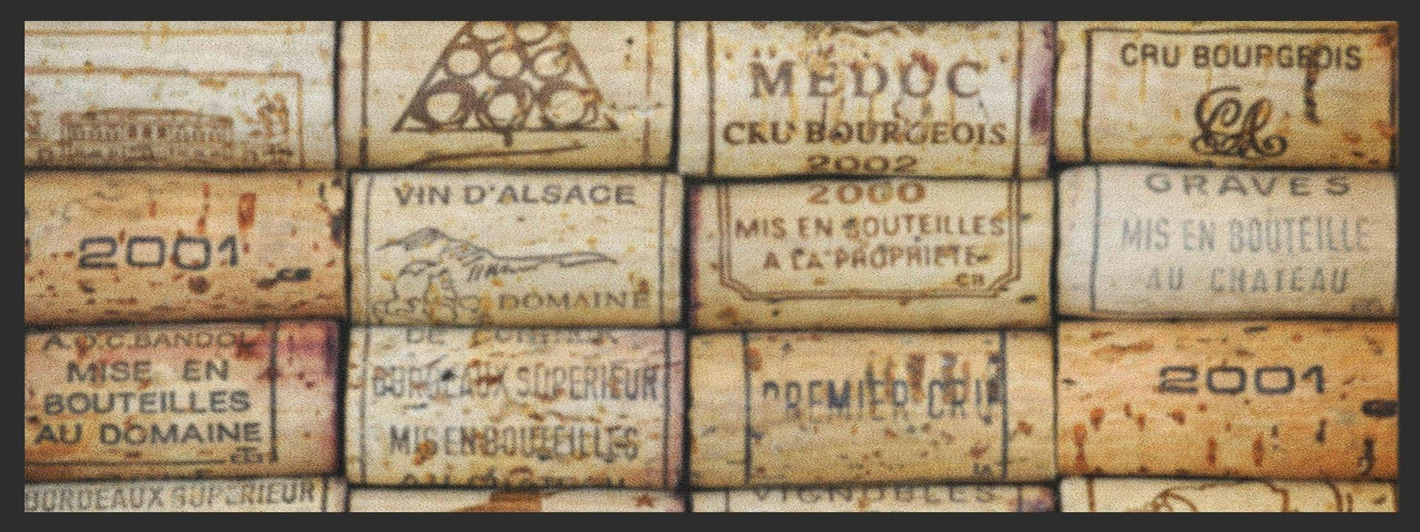 Küchenteppich Korken 4417