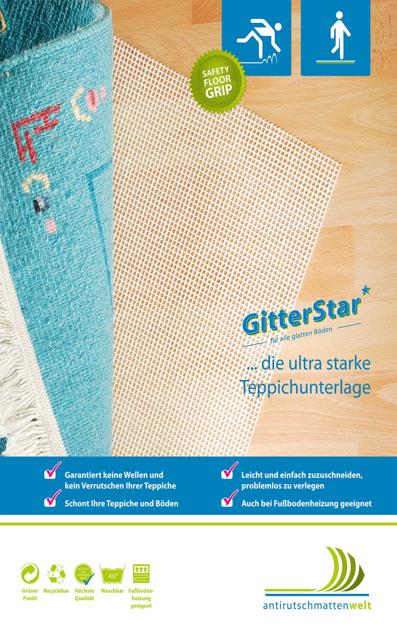 Teppichunterlage Exact für glatte Böden 160 cm